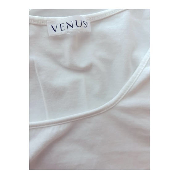 VENUS White Side Ruched Tank Top - Picture 4 of 4